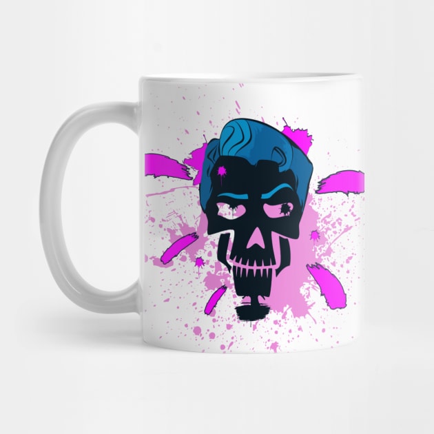 Neon Skull , blood flash by TrendsCollection